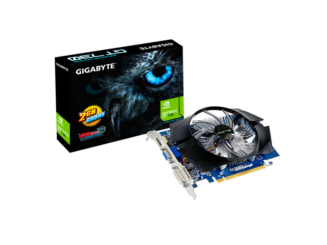 Видео карти Gigabyte GeForce GT 730 2GB GDDR5