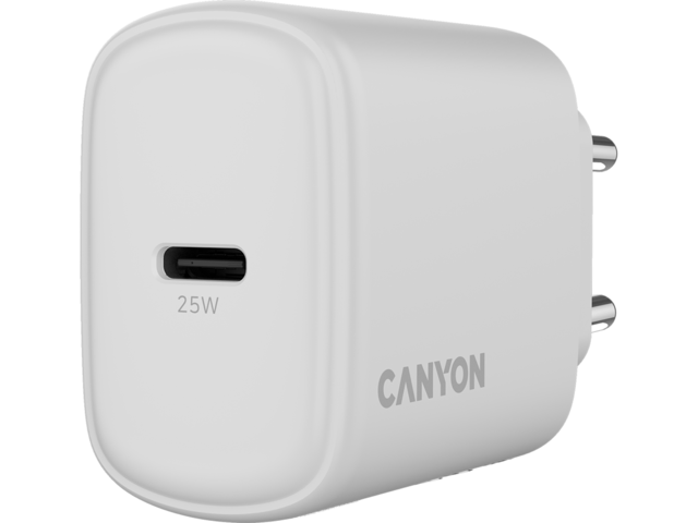 Зарядни устройства Canyon OnCharge 250 25W 1xPD EU White