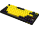 Клавиатури LORGAR KBP7075W, Wireless, Black/yellow, EN layout