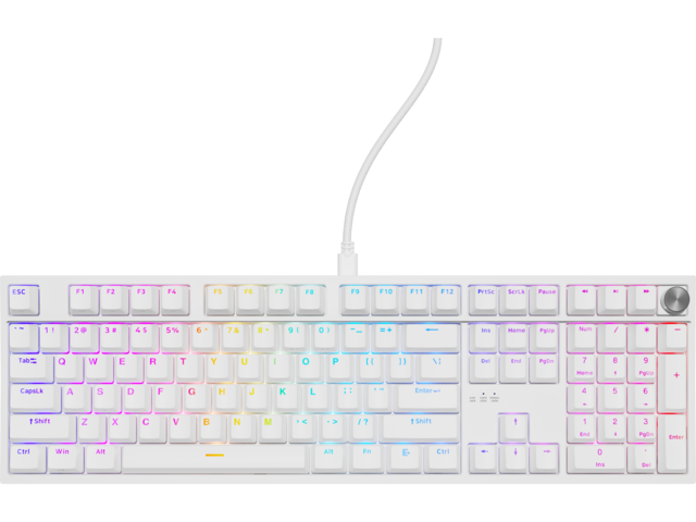 Клавиатури Genesis Thor 404 Outemu Peach Silent, US Layout, White 