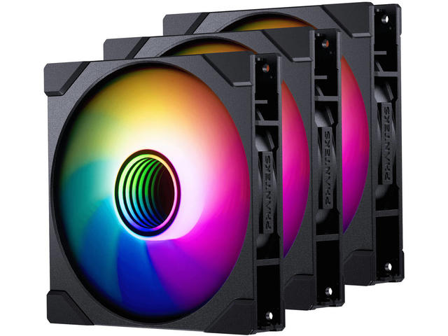 Вентилатори Phanteks M25-140 Gen2 PWM D-RGB Reverse Blade Black Triple Pack