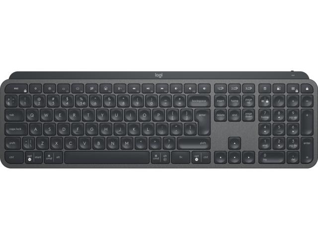 Клавиатури Logitech MX Keys for Business, Graphite US International (Qwerty)