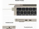Лаптопи Apple MacBook Air 13.6" Starlight (2022)