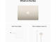 Лаптопи Apple MacBook Air 13.6" Starlight (2022)