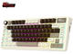 Клавиатури Royal Kludge RK L75 Mocha Grey, Cream switch