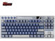 Клавиатури Royal Kludge RK M87 Ocean Blue, Cream switch