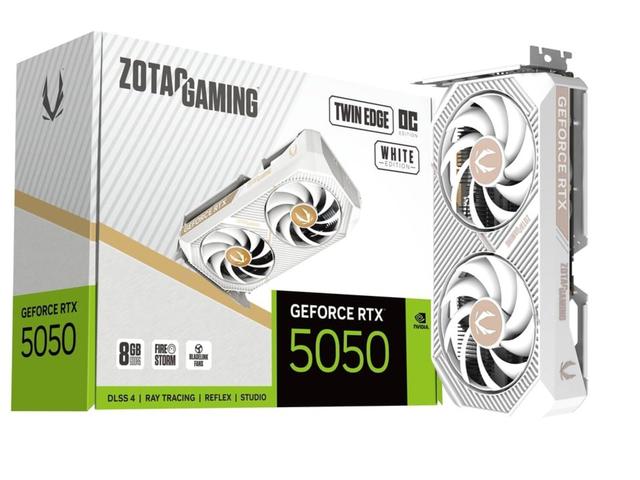 Видео карти ZOTAC GAMING GeForce RTX 5050 Twin Edge OC White Edition