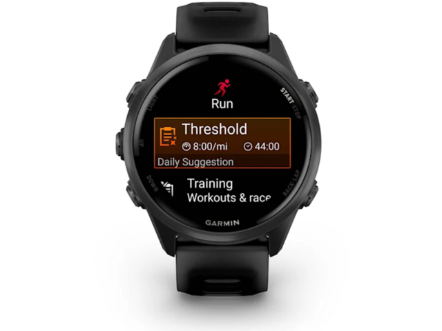 Смарт часовници Garmin Forerunner® 570 - 42мм - Slate Grey Aluminium с Translucent Black/Black каишка 