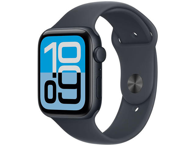 Смарт часовници Apple Watch SE 3 GPS + Cellular 40mm Midnight Aluminium Case with Midnight Sport Band - S/M