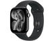 Смарт часовници Apple Watch S11 GPS + Cellular 42mm Jet Black Aluminium Case with Black Sport Band - M/L