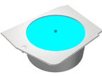 Части и аксесоари COUGAR Luminous rotating platform for FV270, White