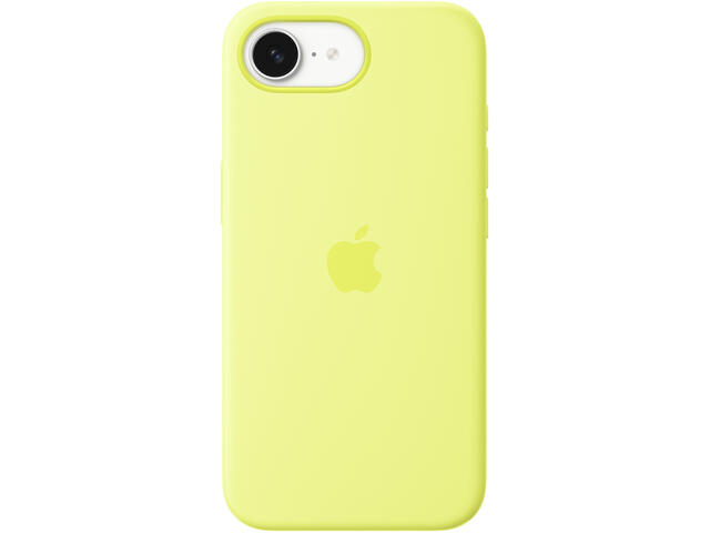 Калъфи Apple iPhone 16e Silicone Case – Neon Yellow - SEASONAL