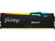 Оперативна памет 32GB DDR5 6000 MT/s Kingston FURY Beast RGB Black, Разопакована 