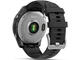 Смарт часовници Garmin fēnix E - 47 мм, AMOLED - Stainless Steel с Black силиконова каишка 