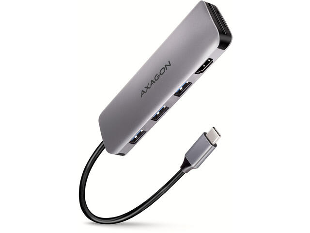 USB Хъб Axagon HMC-HCR3A