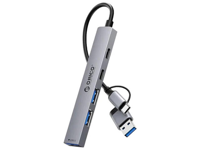 USB Хъб Orico YSA4-U2-GY-BP