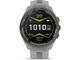 Смарт часовници Garmin Approach® S70 - 42 мм черен керамичен безел с Powder Grey силиконова каишка