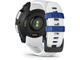 Смарт часовници Garmin Instinct 3 – 45 мм, Solar - Whitestone с Whitestone/Bolt Blue каишка