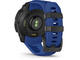 Смарт часовници Garmin Instinct 3 – 45 мм, AMOLED - Black с Bolt Blue/Black каишка 