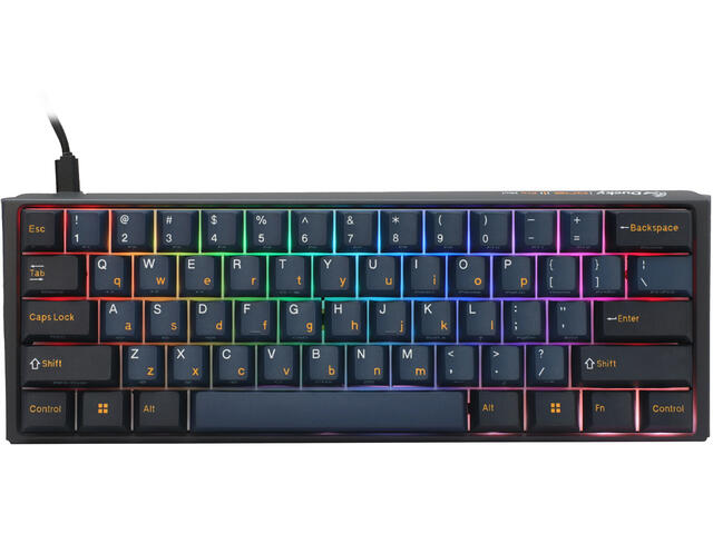 Клавиатури Ducky One 3 Pro Mini Nazca Line - 8K, Cherry MX2A RGB Brown [Тактилен]