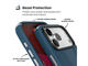 Калъфи Speck iPhone 17 Pro Max, Presidio2 Grip, MagSafe, Deep Sea/Silver Metallic