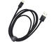 Кабели и Адаптери Dviced Cable USB-A to USB-C Nylon Textile 1,25m - Black