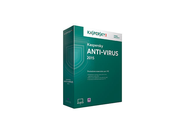 Антивирус Kaspersky Anti-Virus 2015, 3-Desktop, 1 year