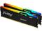 Оперативна памет 16GB (2x8GB) DDR5 5200 MT/s Kingston FURY Beast Black RGB XMP