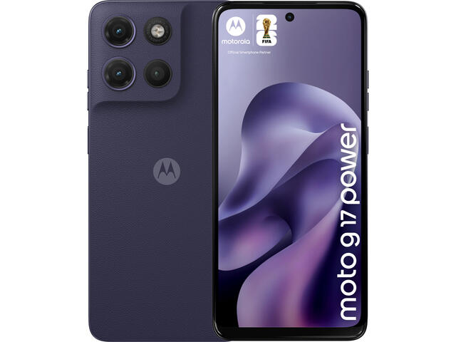 Смартфони Motorola Moto G17 Power - 8GB RAM / 256GB, Pantone Evening Blue