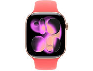 Каишки Apple Watch 46mm Sport Band: Bright Guava Sport Band - S/M (SEASONAL)