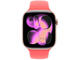 Каишки Apple Watch 46mm Sport Band: Bright Guava Sport Band - S/M (SEASONAL)