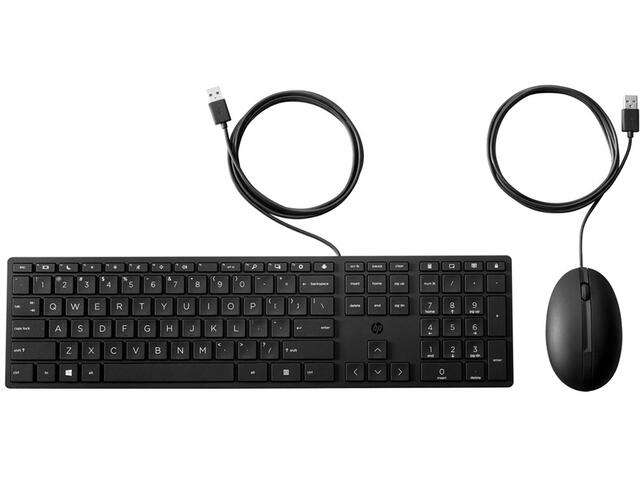 Клавиатури HP Wired Desktop 320MK Mouse and Keyboard (9SR36UT)