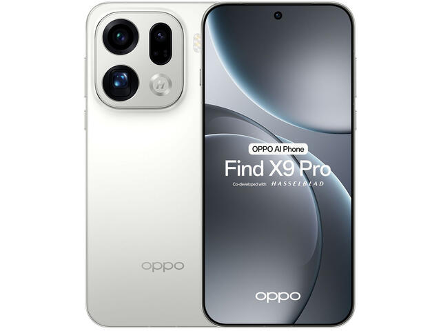 Смартфони Oppo Find X9 Pro - 16GB RAM / 512GB, Silk White