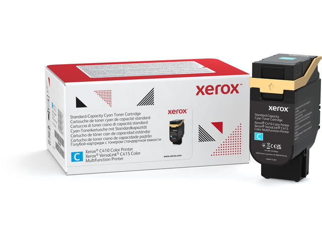 Консумативи Xerox Standard Capacity Toner Cartridge C415/C410, Cyan, (Use & Return)