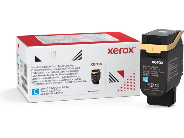 Консумативи Xerox Standard Capacity Toner Cartridge C320/C325, Cyan
