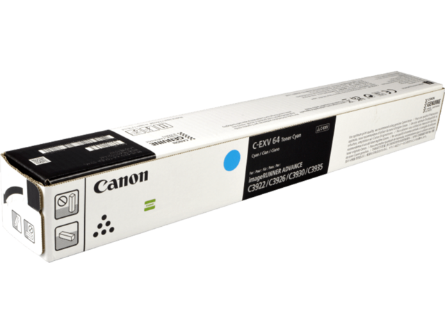Консумативи Canon Toner C-EXV 64, Cyan