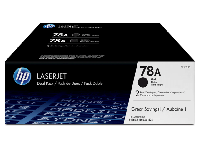 Консумативи HP 78A Black Dual Pack LaserJet