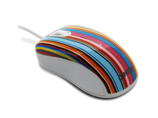 Мишки Оптична мишка Canyon Stripes
