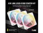 Вентилатори Corsair iCUE LINK LX120-R RGB PWM Reverse Blade Starter Kit