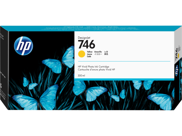 Консумативи HP 746 300-ml, Yellow