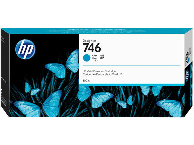 Консумативи HP 746 300-ml, Cyan 