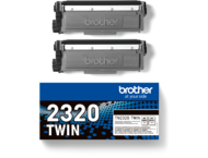 Консумативи Brother TN2320TWIN, Black (Twin Pack)