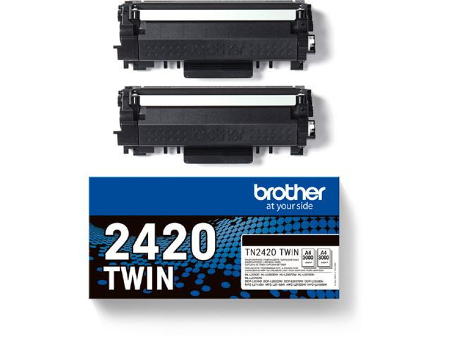 Консумативи Brother TN2420TWIN, Black (Twin Pack)