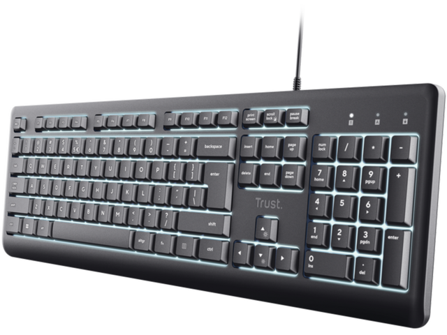 Клавиатури TRUST Primo Illuminated Keyboard BG