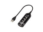 Джаджи Hama USB 2.0, 4-портов хъб 39776-