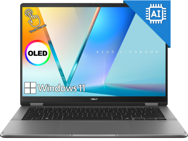 Лаптопи ASUS Vivobook 14 Flip TP3407SA-SG155W