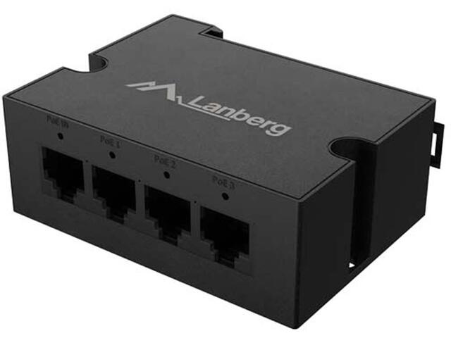 Мрежово оборудване Lanberg Switch POE Extender DIN-FE4-AT-30W