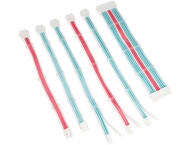 Кабели за компоненти Kolink Core Adept Extension Kit Brilliant White/Neon Blue/Pure Pink