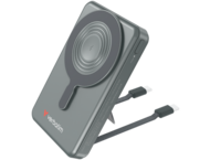 Външни батерии Verbatim Charge 'n' Go Two Cable Power Bank with Display Magnetic Wireless Charging 10,000mAh - Grey 