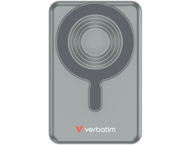 Външни батерии Verbatim Charge 'n' Go Two Cable Power Bank with Display Magnetic Wireless Charging 10,000mAh - Grey 